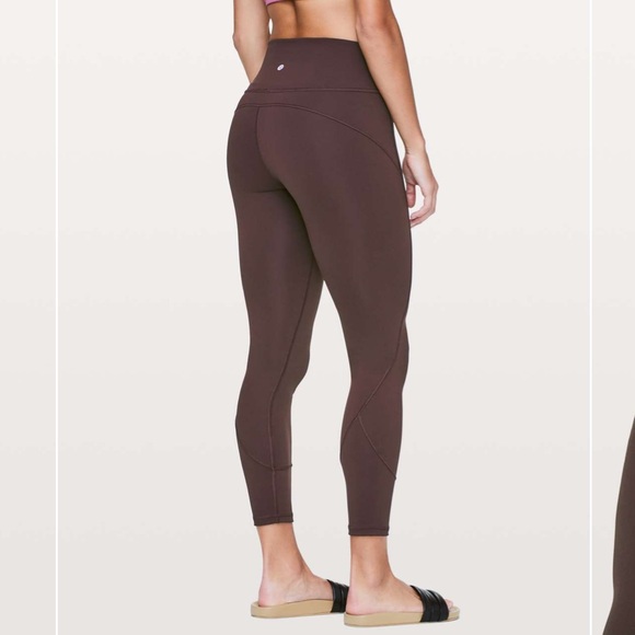 Lululemon In Movement Legging Sz 4 Black Satin 25” - Picture 4 of 7